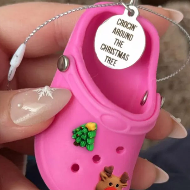 Crocs Christmas tree decoration