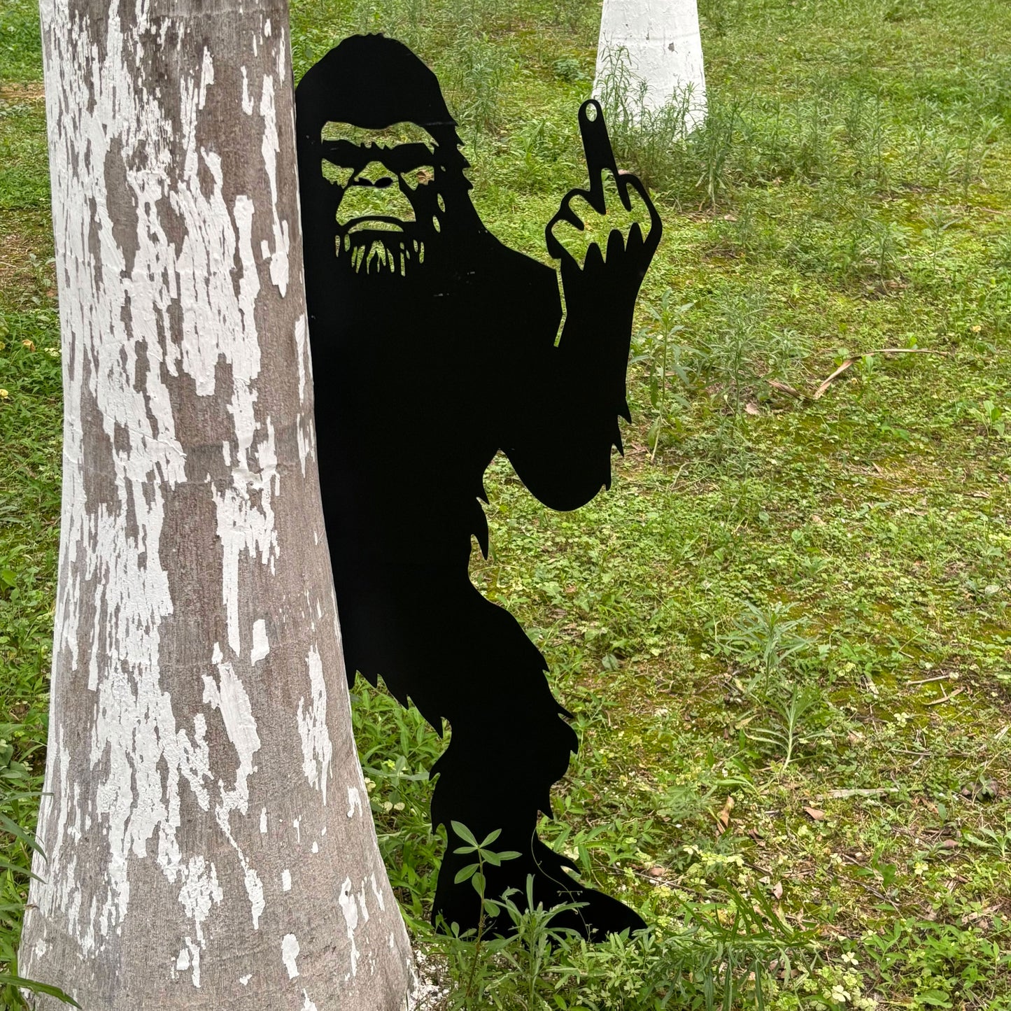 Peeping Metal Bigfoot Peace art