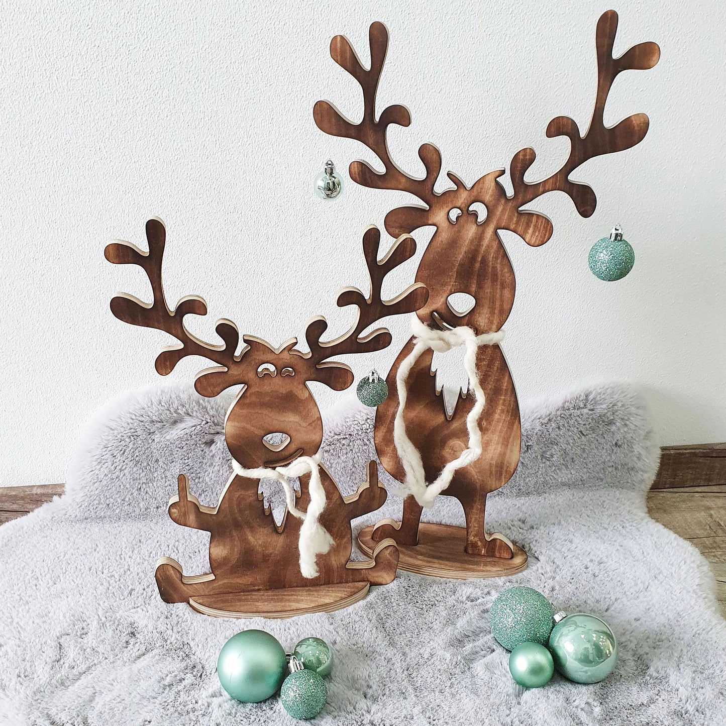 Cute reindeer Christmas decoration