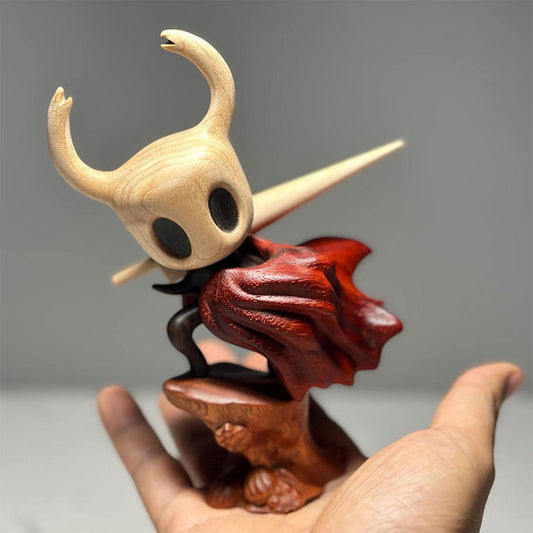 Hollow Knight Inspired Walnut Wood Sculpture