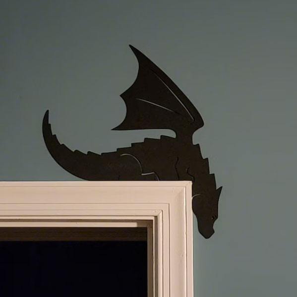 Dragon Metal Door Topper
