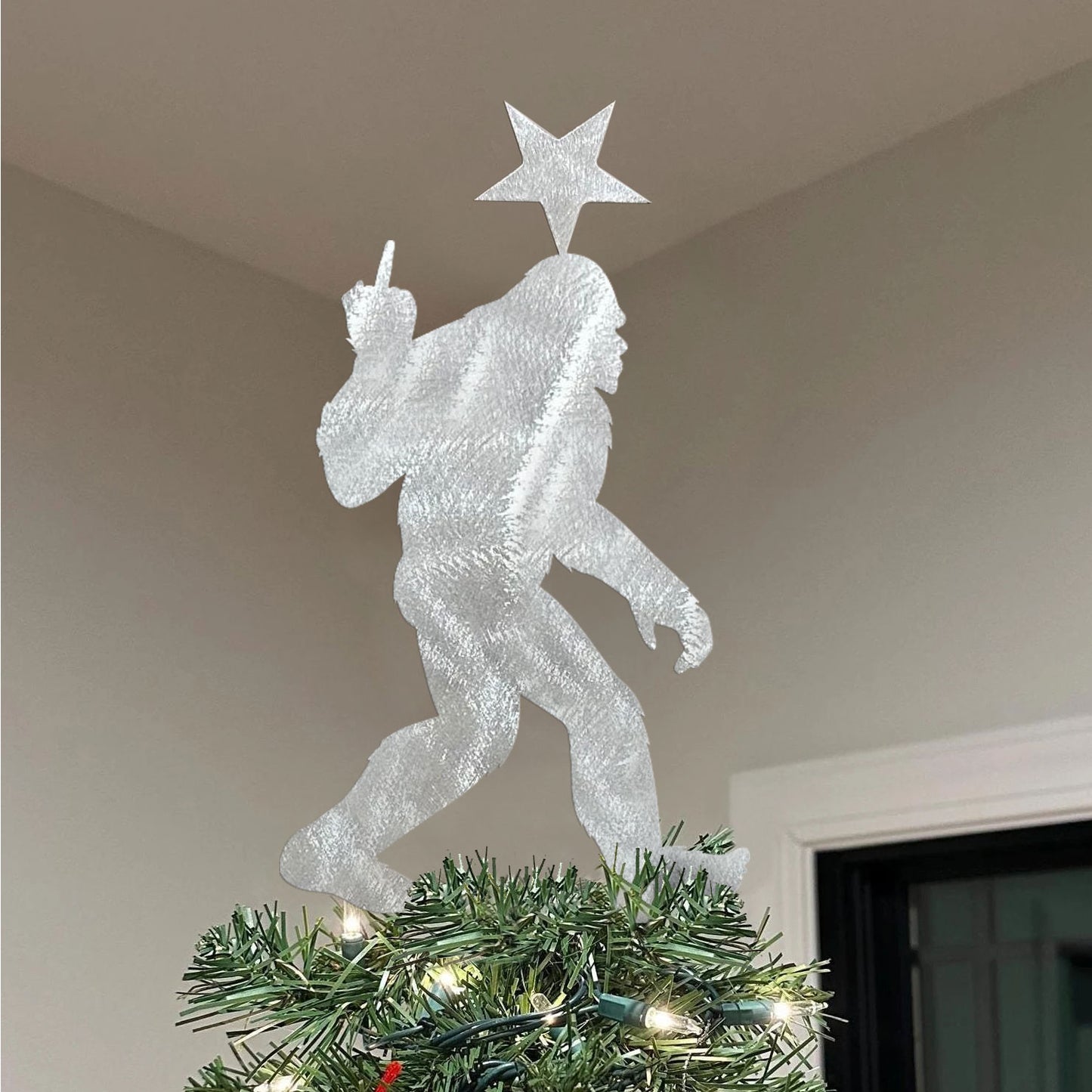 Bigfoot Christmas Tree Topper