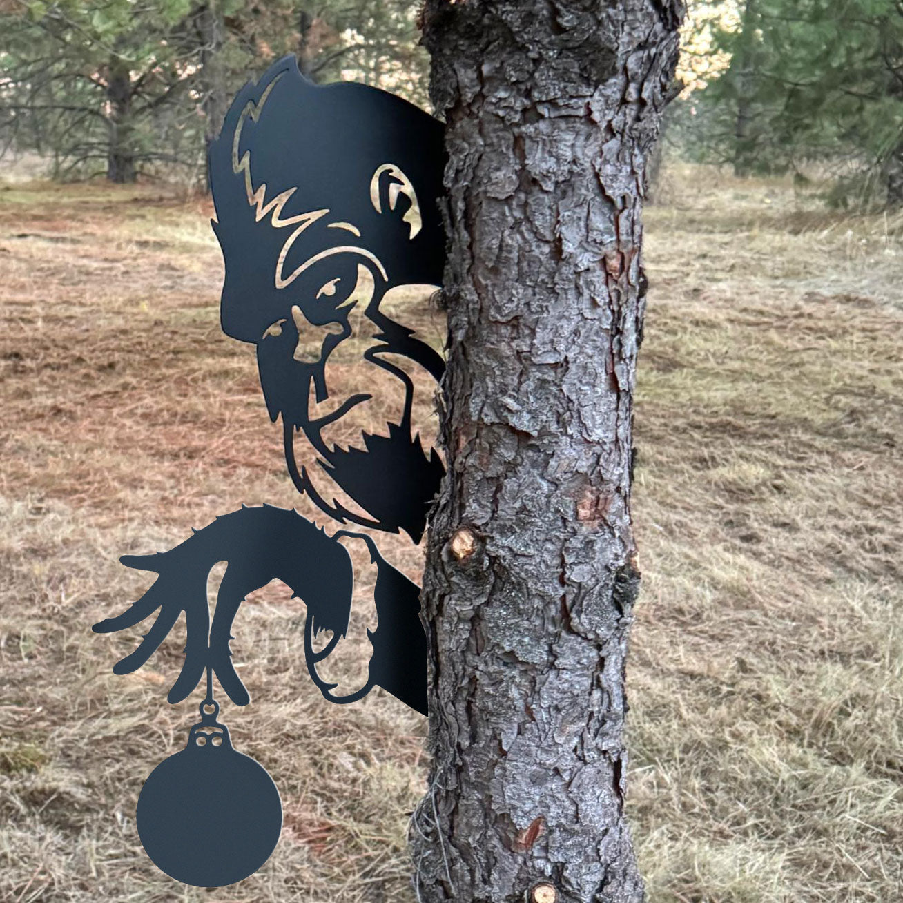 Grinch Bigfoot Metal Art