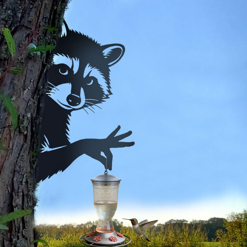 Animal bird feeder metal bracket