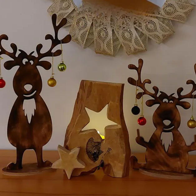 Cute reindeer Christmas decoration
