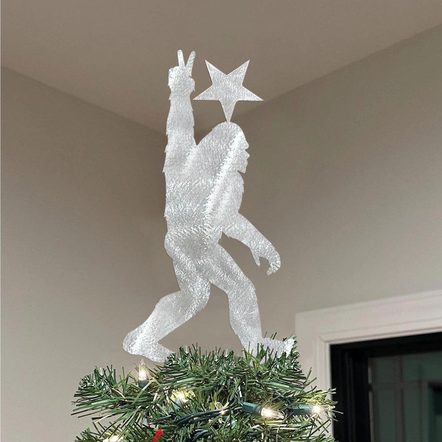 Bigfoot Christmas Tree Topper