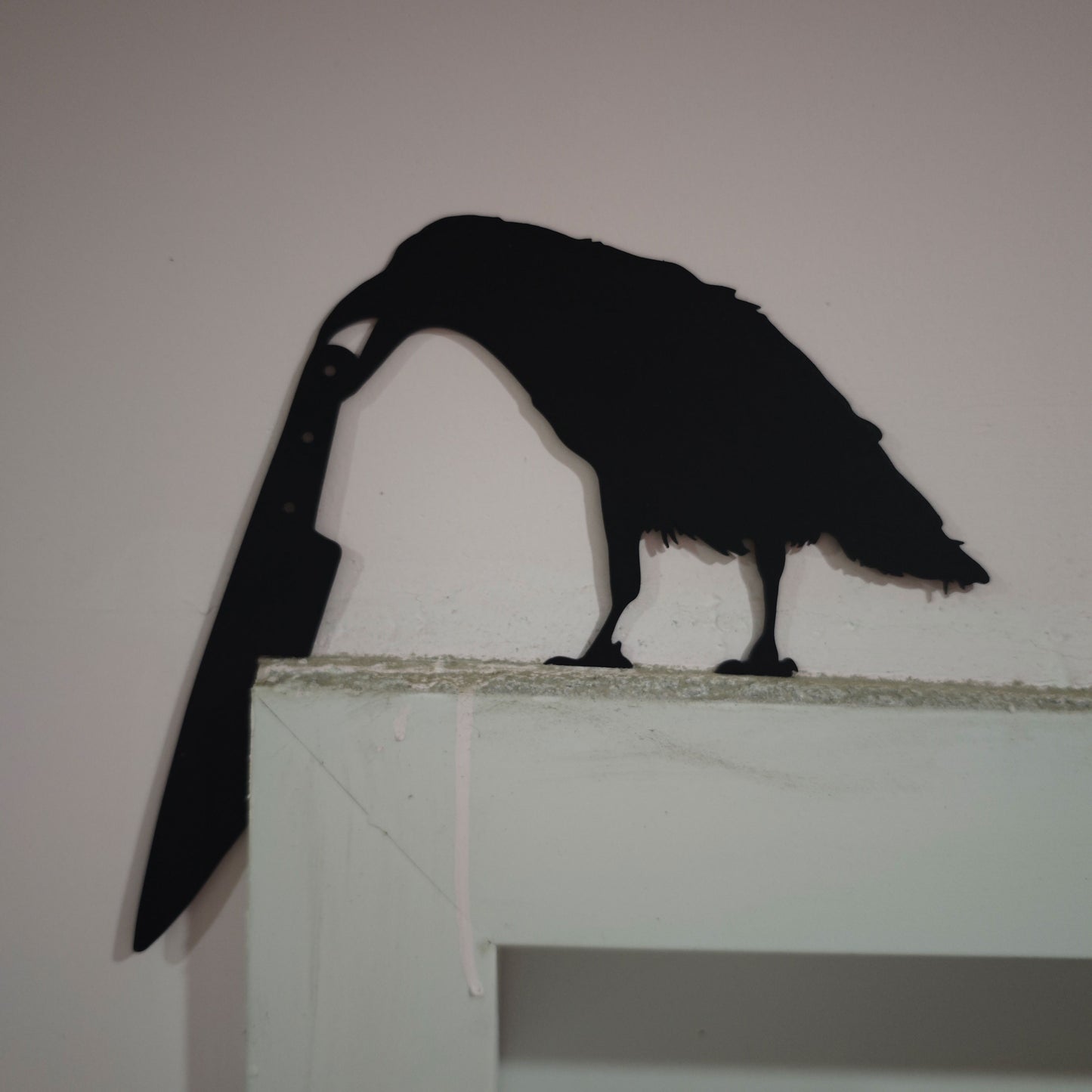 Halloween Ghost Cat Metal Art